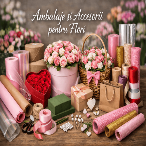 Ambalaje si Accesorii pentru Flori